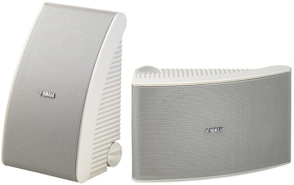 Yamaha NS-AW592 All-Weather Pair of Outdoor Speakers in White