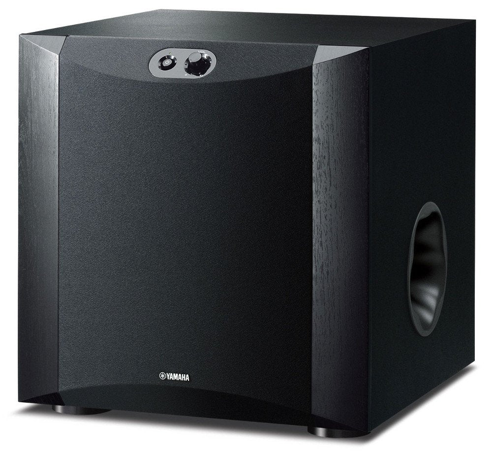 Yamaha NSSW300BL Twisted Flare Port Subwoofer in Black