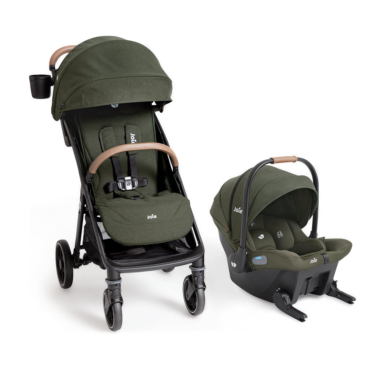 Joie Baby Nutmeg and Mint Latch Travel System