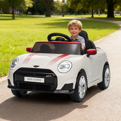 Garvee 12V BMW Mini Cooper Licensed Electric Ride-on Car for Kid, Powered by 4.5Ah Battery, Includes Positive Energy Charger, Wheels, Remote Control with Factory-Paired Code