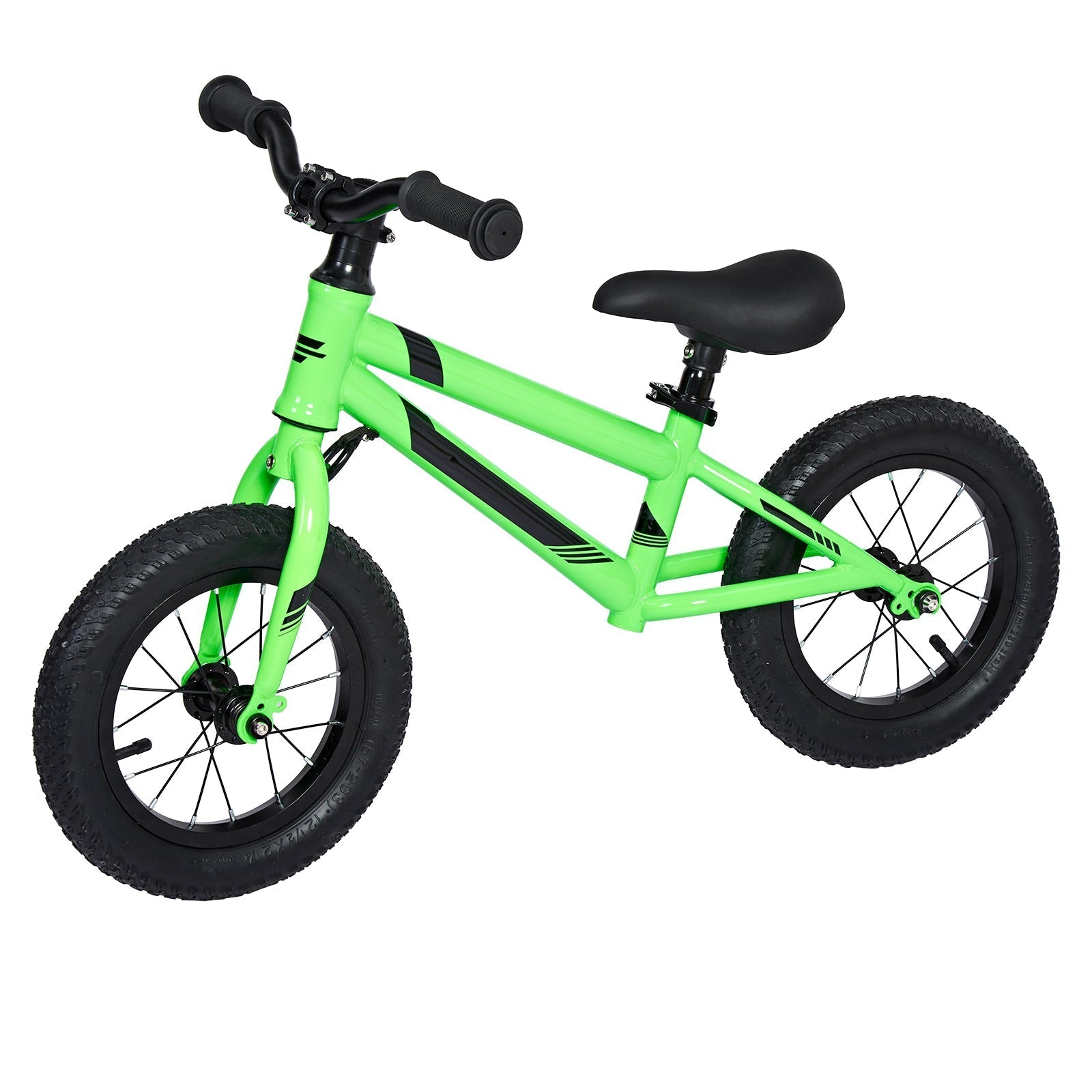 Garvee Lightweight Balance Bike for Toddlers 2-6 Years - No Pedal Design, Adjustable Handlebar & Seat, Aluminum Frame, EVA Tires (Green)