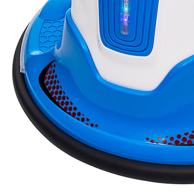 Garvee Kids Electric Bumper Car w/ Remote, Music, Lights, 360 Spin - Blue