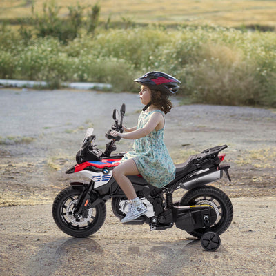Garvee Ride - P Series: 12V 7AH Kids Motorcycle + High/Low Speed + EVA Tire + LED Headlights + Spring Suspension + Music + Training Wheels + Boys and Girls