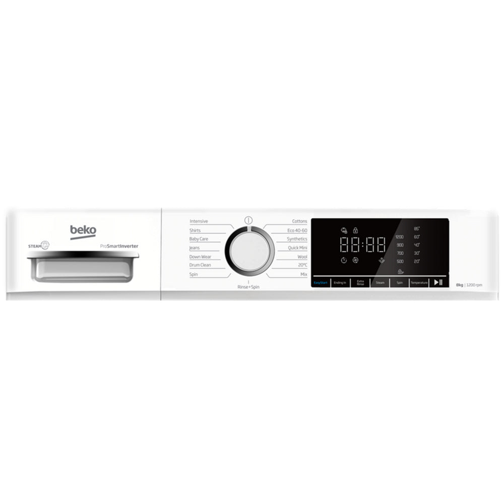 Beko BWC8121W 8kg 1200 Spin Freestanding Washing Machine White