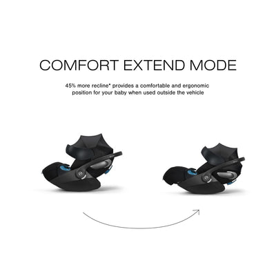CYBEX Cloud T Comfort Extend Infant Car Seat with SensorSafe