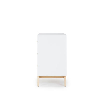 dadada Merry 6-Drawer Dresser in White/Natural