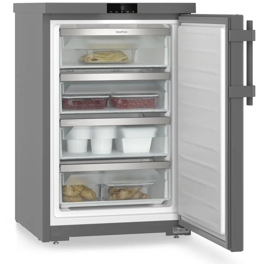 Liebherr Pure FDGD1404 Freestanding Undercounter Freezer Dark Grey - D Rated