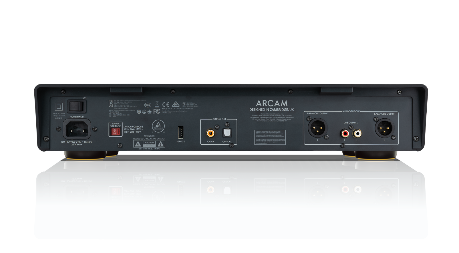 Arcam CD25 CD Player with Dual-Mono DAC Architecture