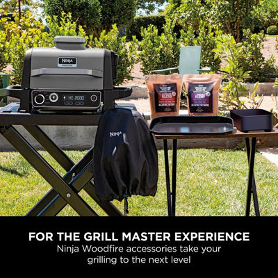 Ninja Woodfire Electric BBQ Grill and Smoker with Cover OG701UKCOVERKIT