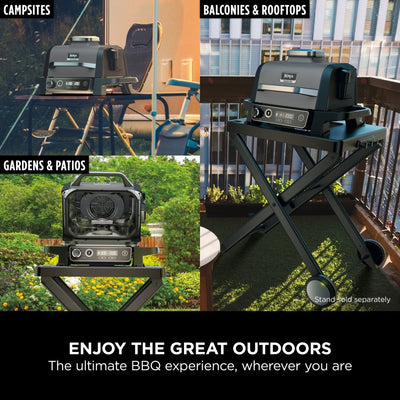 Ninja Woodfire Electric BBQ Grill and Smoker with Cover OG701UKCOVERKIT