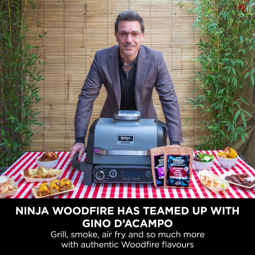 Ninja Woodfire Electric BBQ Grill and Smoker with Cover OG701UKCOVERKIT