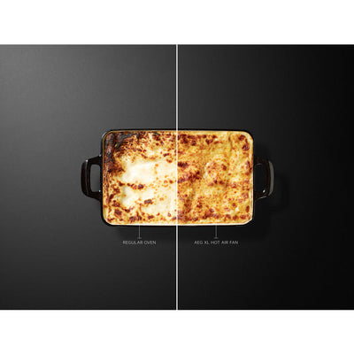 AEG Series 6000 OU5CP40M SurroundCook 61L Built-in Electric Double Oven Stainless Steel