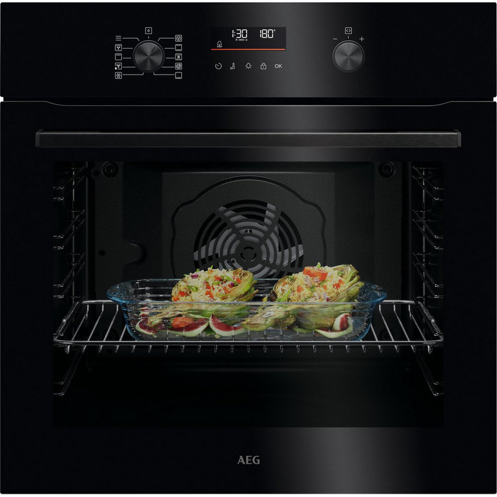 AEG Series 5000 OU5PB40XK SurroundCook Built In Electric Single Oven Black