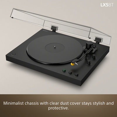 Sony PSLX5BT Fully Automatic Bluetooth Turntable with SRSULT30B ULT Field 3 Wireless Bluetooth Speakers Pair Hi-Fi Package