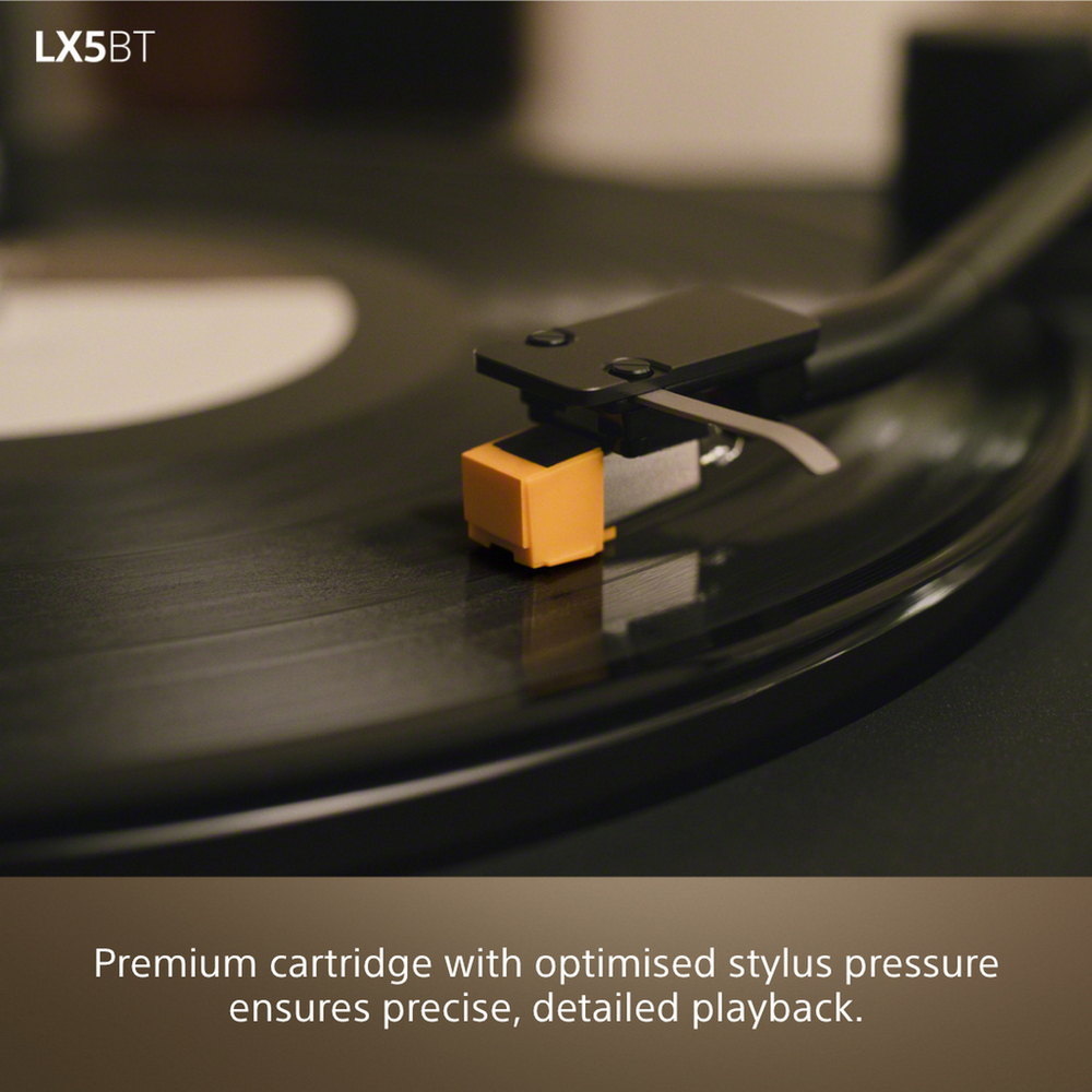 Sony PSLX5BT Fully Automatic Bluetooth Turntable with SRSULT30B ULT Field 3 Wireless Bluetooth Speakers Pair Hi-Fi Package