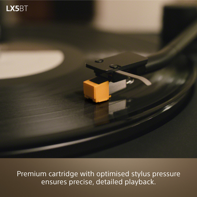 Sony PSLX5BT Fully Automatic Bluetooth Turntable with SRSULT30B ULT Field 3 Wireless Bluetooth Speakers Pair Hi-Fi Package