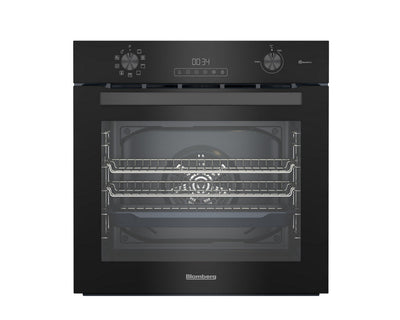 Blomberg ROEN8232WBP 72L AeroChef Built In Electric Single Oven Black