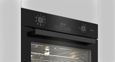 Blomberg ROEN8232WBP 72L AeroChef Built In Electric Single Oven Black