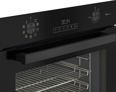 Blomberg ROEN8232WBP 72L AeroChef Built In Electric Single Oven Black
