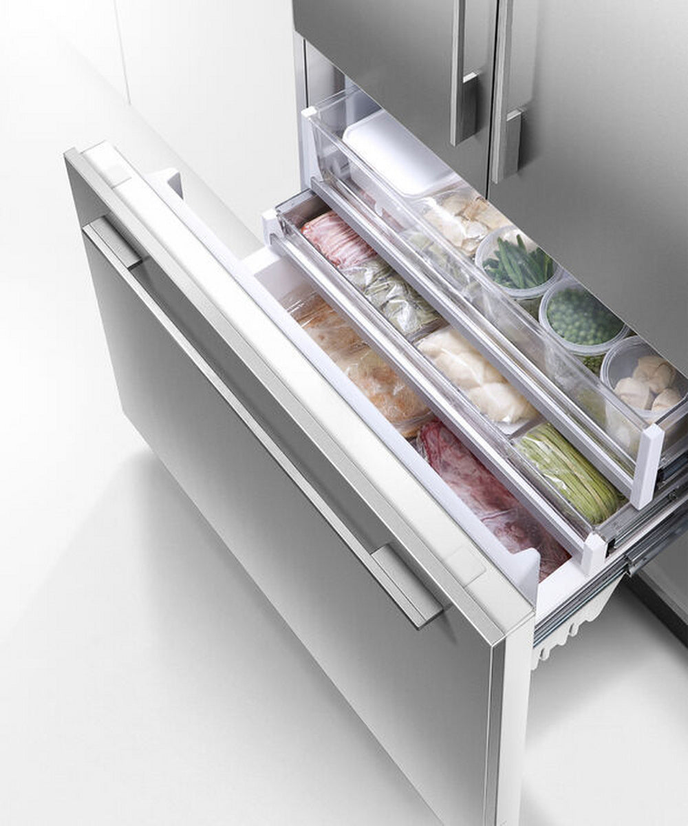 Fisher and Paykel RS90AU3 Series 7 Integrated Frost Free American Fridge Freezer