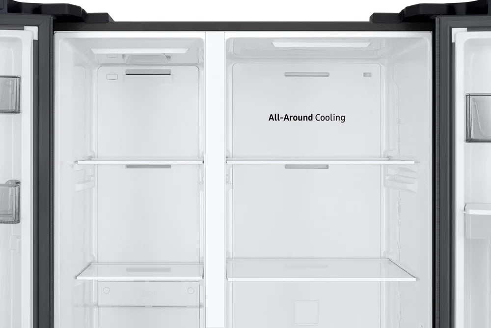 Samsung RS57DG410EB4EU Bespoke AI Series 7 SpaceMax Smart American-Style Fridge Freezer Black