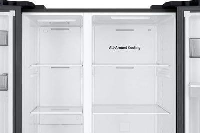Samsung RS57DG410EB4EU Bespoke AI Series 7 SpaceMax Smart American-Style Fridge Freezer Black
