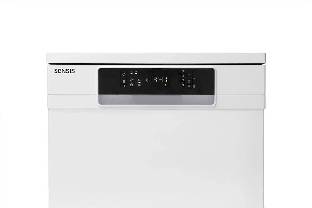 Sensis DWF0214FSDWA Freestanding Full Size Dishwasher White with 14 Place Settings