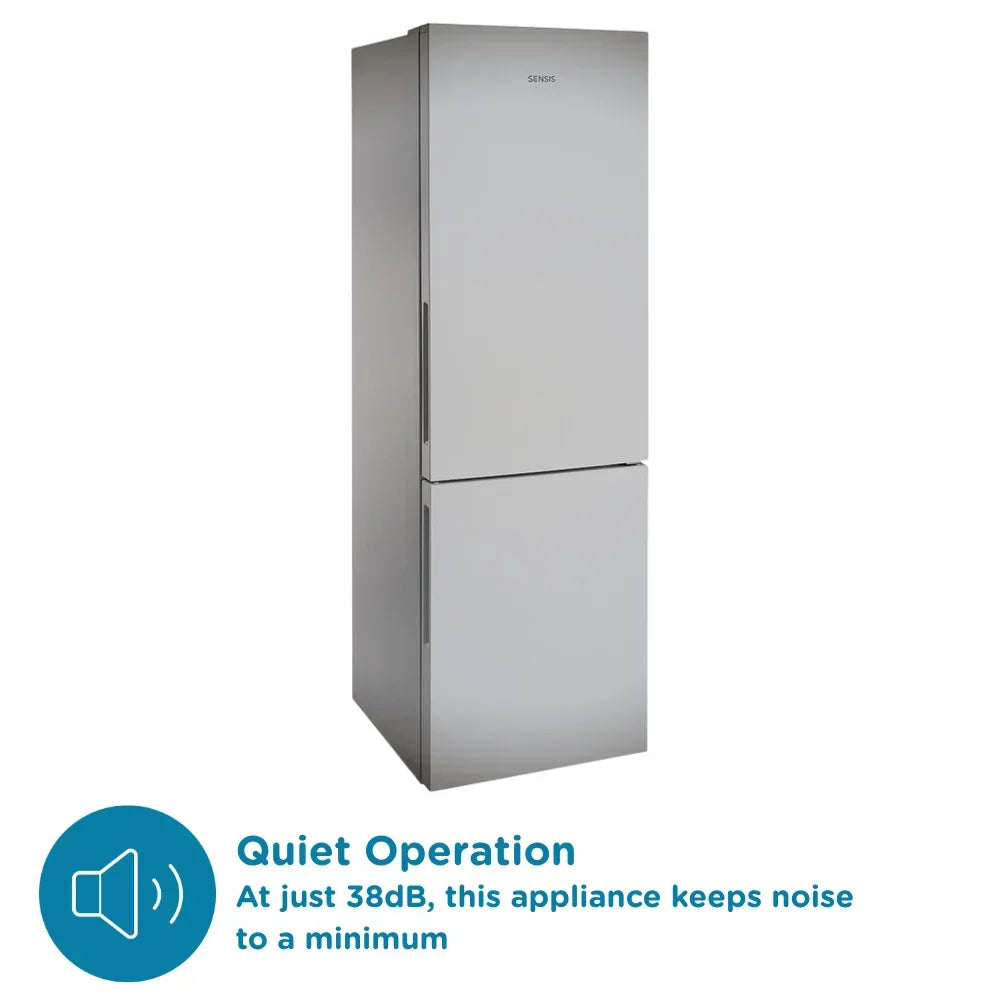 Sensis RFCMF0154ES Freestanding Total No Frost 54cm Fridge Freezer Silver