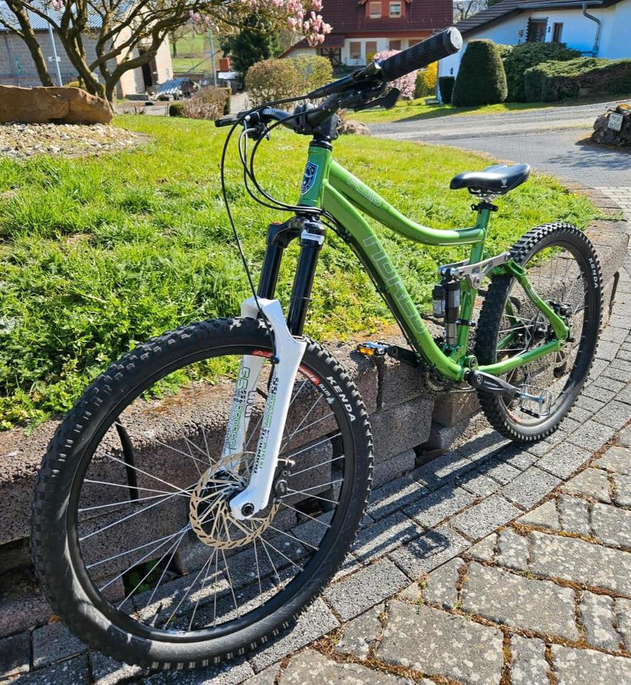 NORCO Fluid LT MTB Full Suspension Bicycle, Youth Bicycle, 26 inch