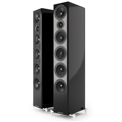 Acoustic Energy AE520 Floorstanding Speakers Pair Piano Gloss Black