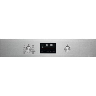 AEG 3000 Series BEX535A61M Air Fry Electric Single Built In Oven with Retractable Dials in Stainless Steel