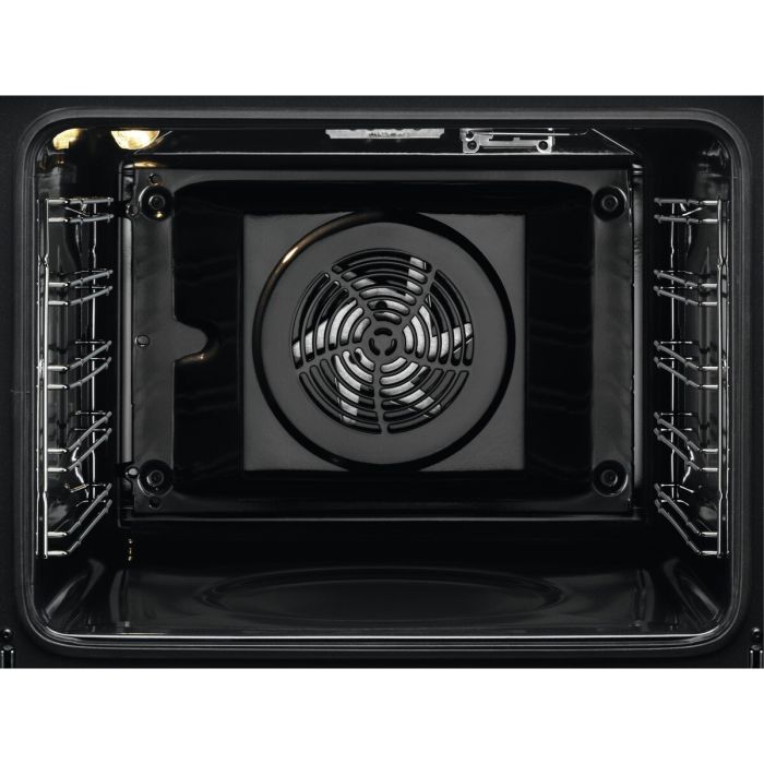 AEG 6000 Series BEB335061B Surround Cook Electric Single Built in Oven with Retractable Dials in Black