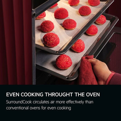 AEG 6000 Series CombiQuick TK6NK501B Compact Built in Microwave Combination Oven Black