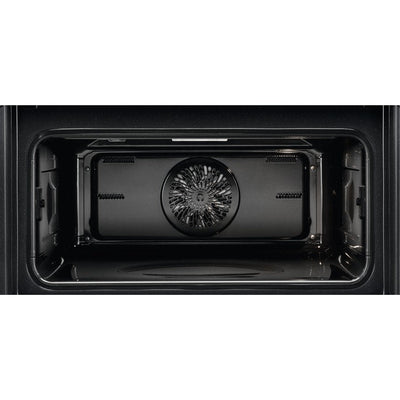 AEG 6000 Series CombiQuick TK6NK501B Compact Built in Microwave Combination Oven Black