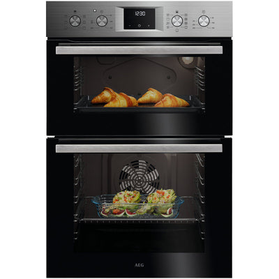AEG 6000 Series GU5CP20M SurroundCook Catalytic Built In Multifunction Double Oven Stainless Steel