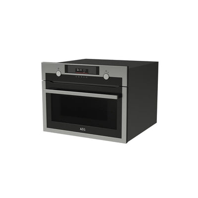 AEG 6000 Series KME525860M Solo Microwave & Grill Compact Built in Microwave Oven Stainless Steel
