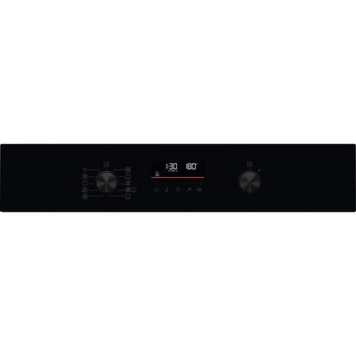 AEG 6000 Series OS6PB50AK Sense Cook Electric Built In Single Oven with Retractable Dials Black