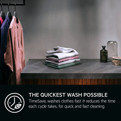 AEG 7000 Series ProSteam LF7C8636BI Integrated 8kg 1600 Spin Washing Machine