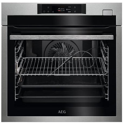 AEG BSE782380M 59.5cm Built In Electric Single Oven Anti Fingerprint Stainless Steel
