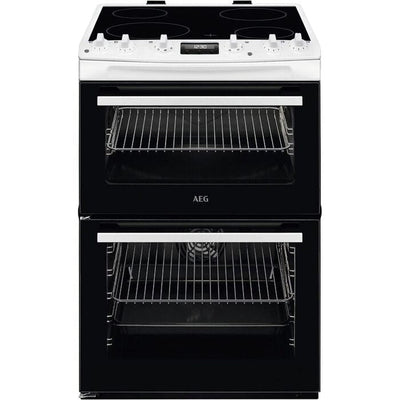 AEG CCX6540ACW 5000 Series Surround Cook 60cm Freestanding Electric Cooker with Ceramic Hob in White