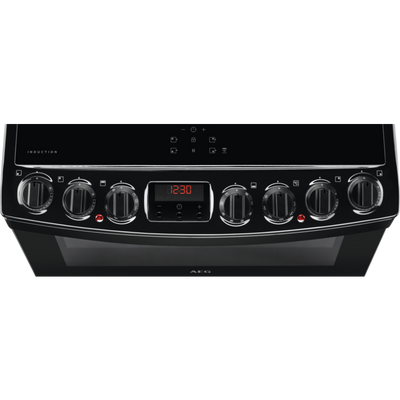 AEG CIB6742ACB Induction Electric Cooker with Double Oven Black