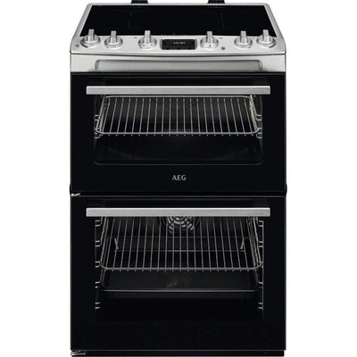 AEG CIX6540ACM 5000 Series Surround Cook 60cm Freestanding Electric Cooker with Induction Hob Stainless Steel