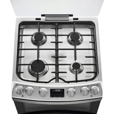 AEG CKB6541ACM 60cm 5000 Series Surround Cook Dual Fuel Freestanding Cooker With Double Oven in Stainless Steel