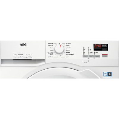 AEG L6FBK141B Series 6000 ProSense 10kg 1400 Spin Washing Machine White