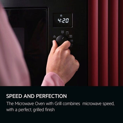 AEG OB6GM171SB 17L Built In Microwave Oven With Grill Black