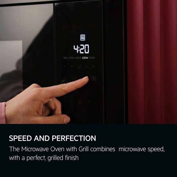 AEG OB6GM261UB 26L Built In Microwave Oven With Grill Black