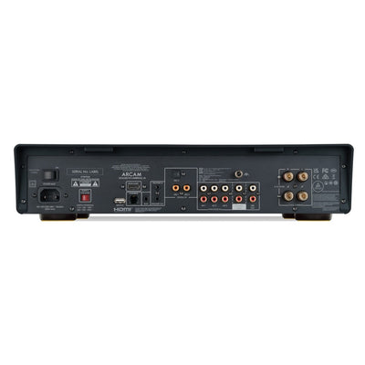 Arcam A15+ Integrated Amplifier with Monitor Audio Bronze 300 7G Floorstanding Speakers Pair - Black