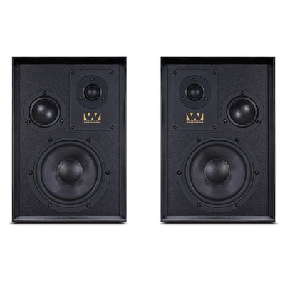 Arcam A5+ Integrated Amplifier with Wharfedale Super Denton Heritage Bookshelf Speakers Pair - Black