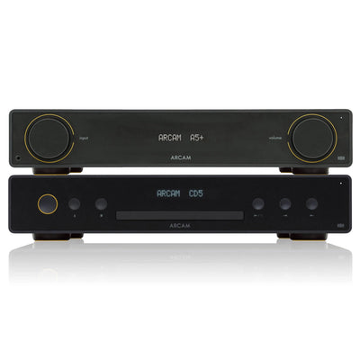 Arcam Radia A5+ Integrated Amp with Bluetooth and CD5 CD Player Package