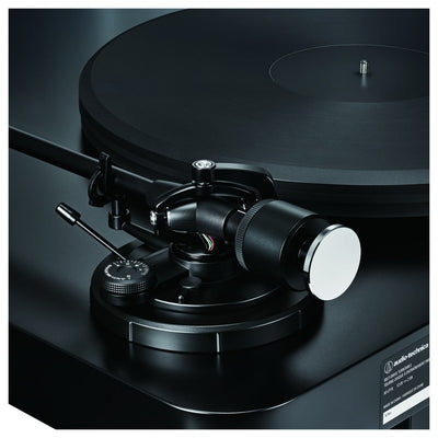 Audio Technica AT-LP7X Fully Manual Belt-Drive Turntable with Built-in Phono Pre-amp for MM/MC Cartridges - Black